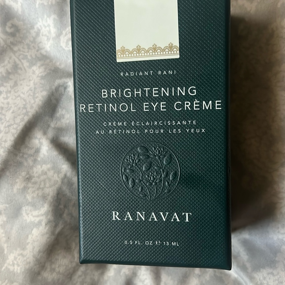 New never opened Ranavat eye cream!